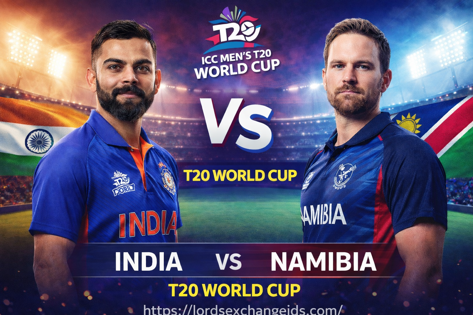 India vs Namibia T20 World Cup