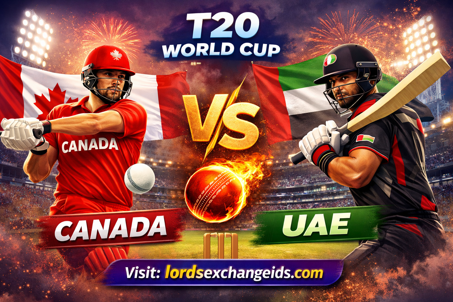 Canada vs United Arab Emirates T20 World Cup