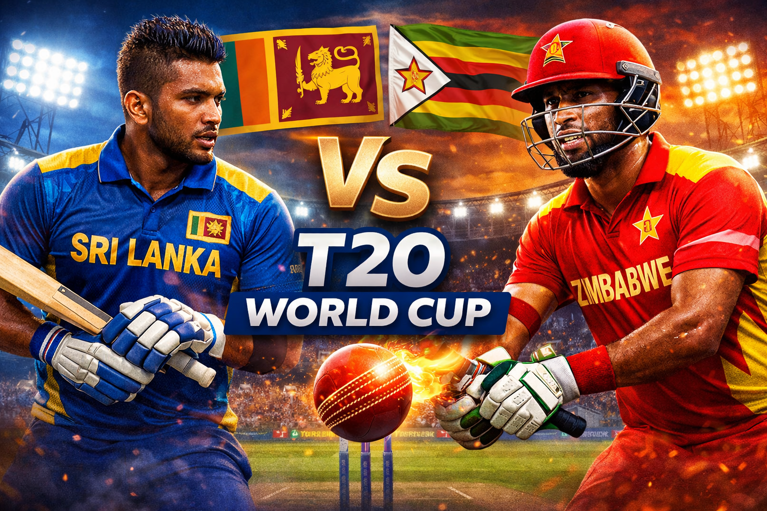 Sri Lanka vs Zimbabwe T20 World Cup