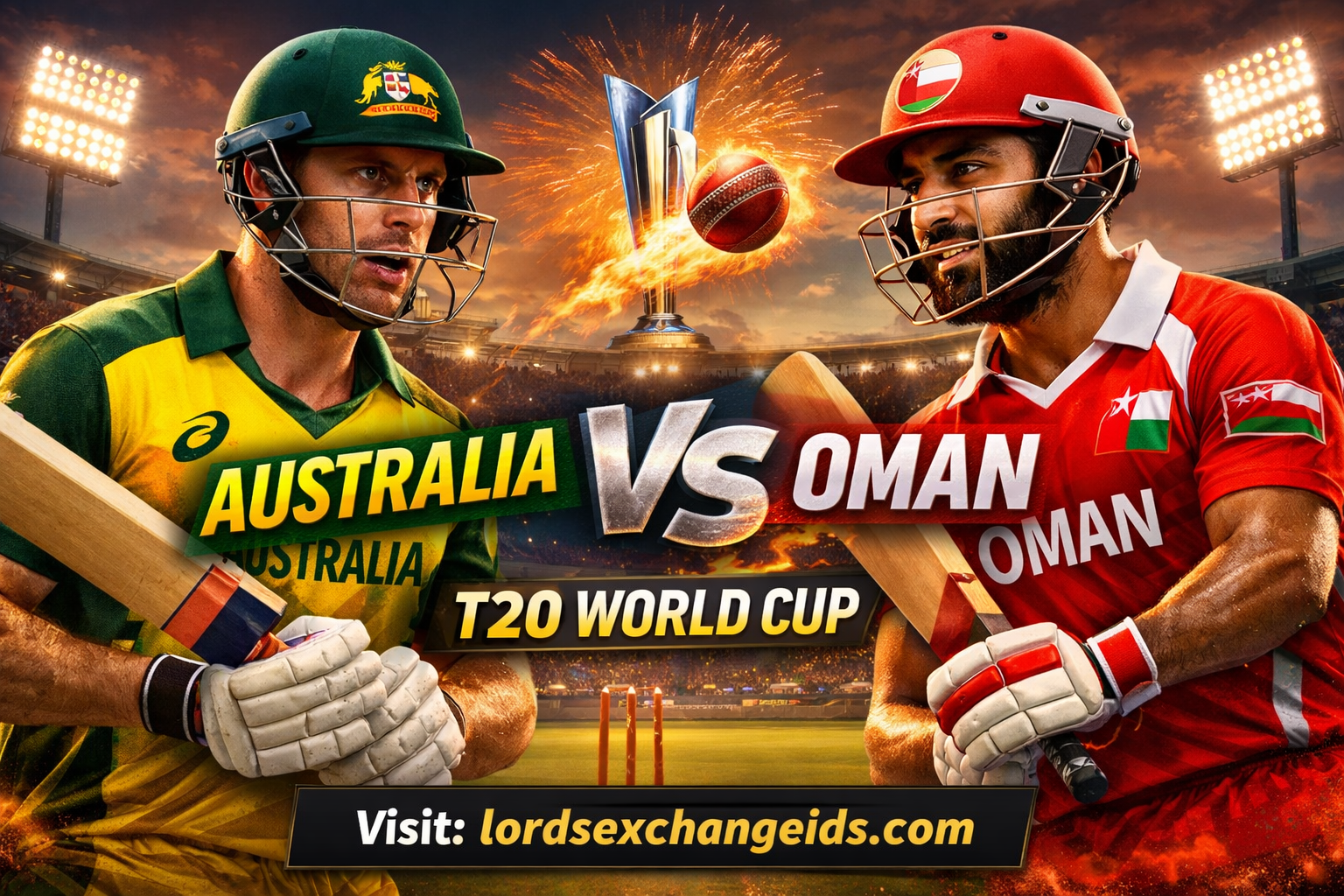 Australia vs Oman T20 World Cup