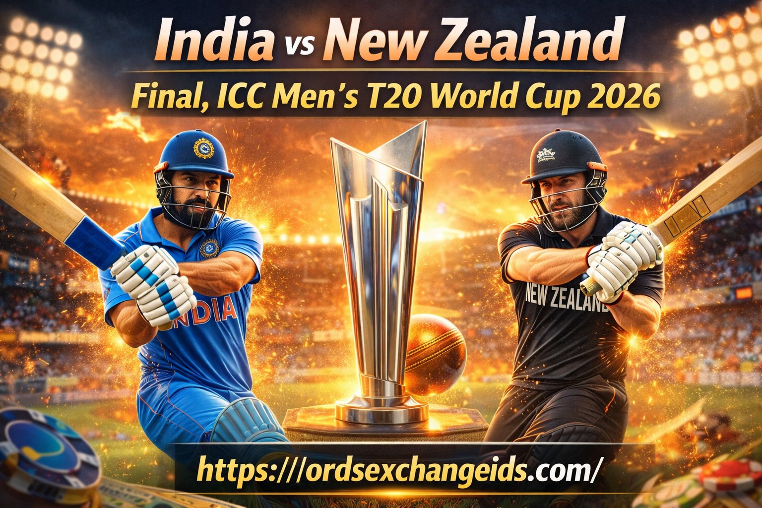 India vs New Zealand, Final, ICC Men's T20 World Cup 2026